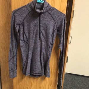 1/2 zip lulu lemon long sleeve with thumb holes